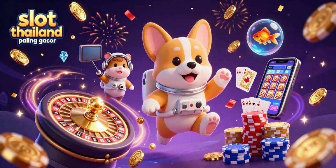 Experience engaging gaming fun with slot thailand paling gacor featuring exciting characters in a vibrant casino scene.