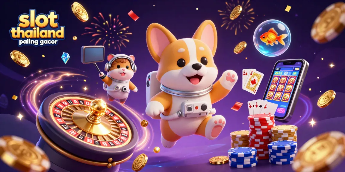 Experience engaging gaming fun with slot thailand paling gacor featuring exciting characters in a vibrant casino scene.