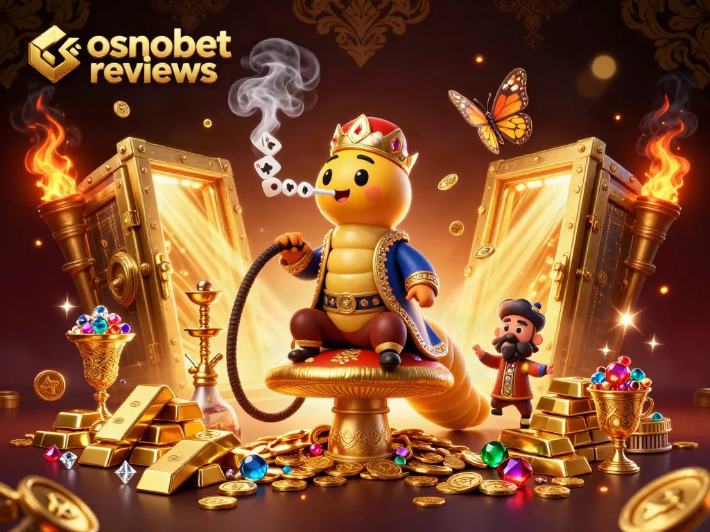 Experience thrilling cosmobet reviews with unique characters and casino elements in an enchanting scene.