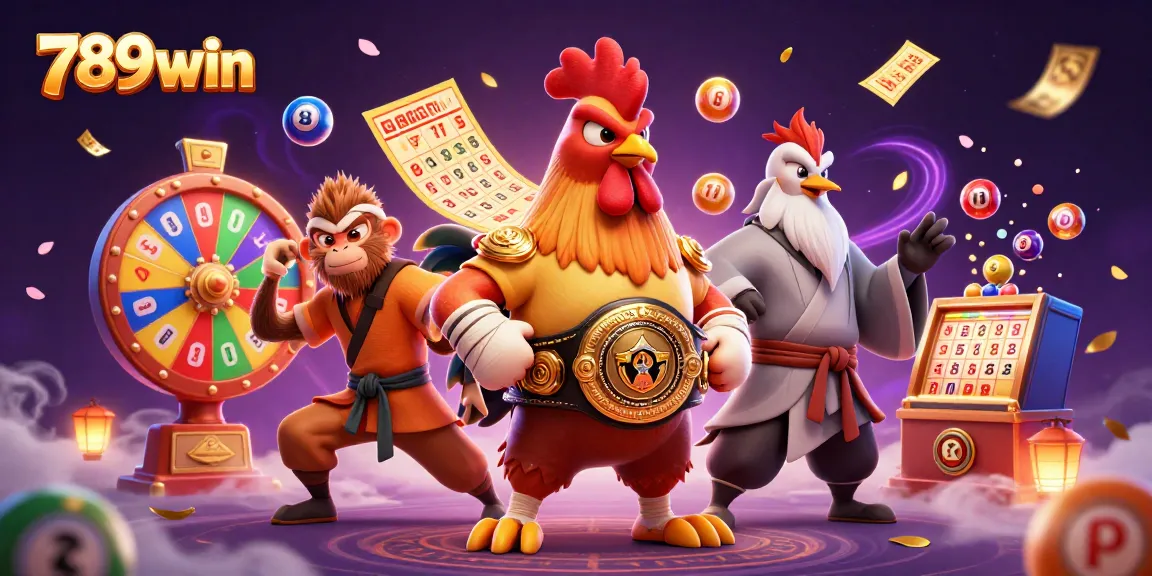 Experience the excitement of 789win with animated characters and dynamic gambling elements.